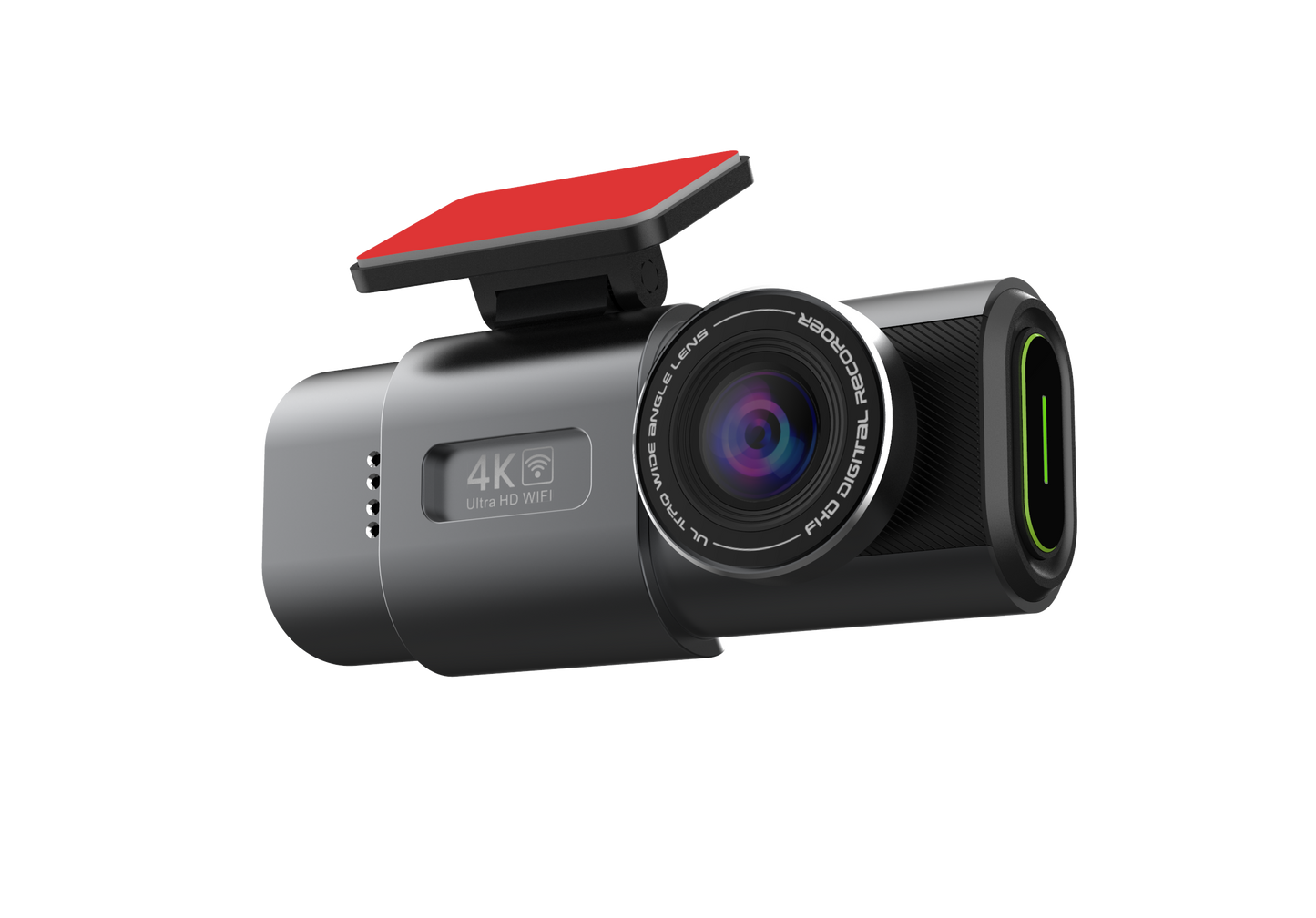 eCam Dual 4K Front Rear GPS Dash Cam WiFi And SD (APP INCLUDED)