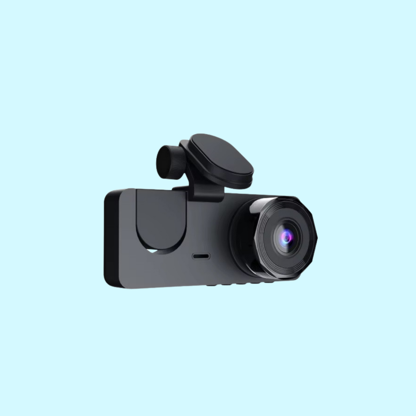 3-in-1 Dashboard Camera Front 1080p Full HD Rear Camera Inside Camera